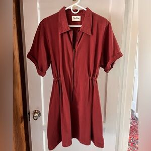 NEVER WORN Noble Utility Dress - Bordeaux